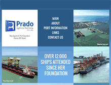 Tablet Screenshot of prado.com.br