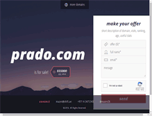 Tablet Screenshot of prado.com